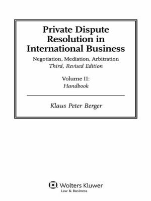 cover image of Private Dispute Resolution in International Business